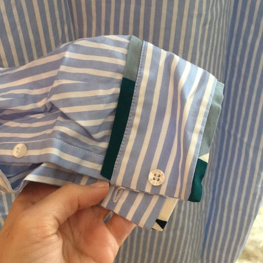 Msgm Striped Long Button Down - image 4